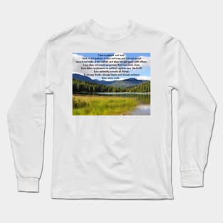 Love Is Patient: Hidden Lake Long Sleeve T-Shirt